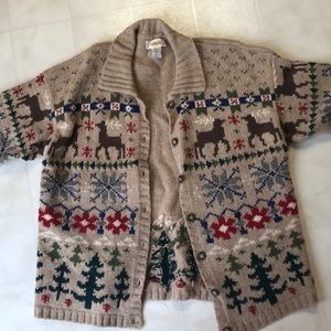 Wool cardigan